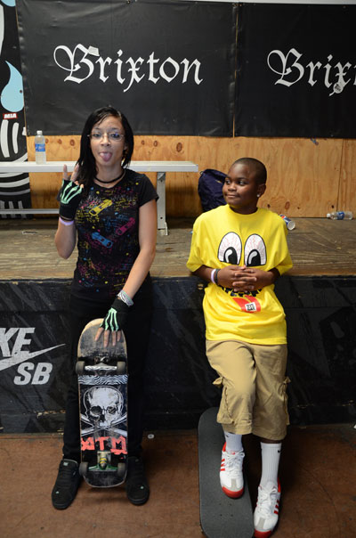 Skater Girl and Hip Hop Skater Boy 